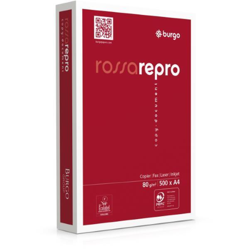 BURGO CF240RISME REPRO80 ROSSA A4 80GR